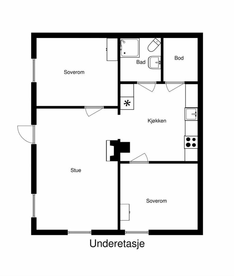 Two Bedroom Apartment Near The City Centre. トロムソ エクステリア 写真